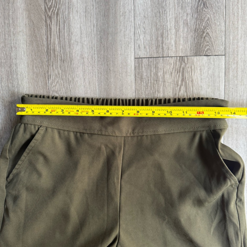 Max Studio Olive Green Pull On Comfortable Elastic Waist - Picture 5 of 10